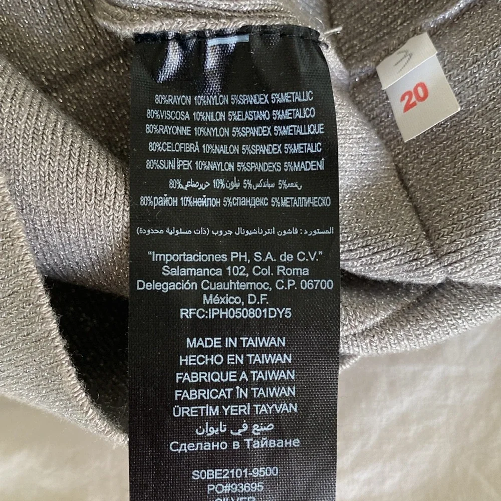 BEBE silver dress - Picture 7 of 8